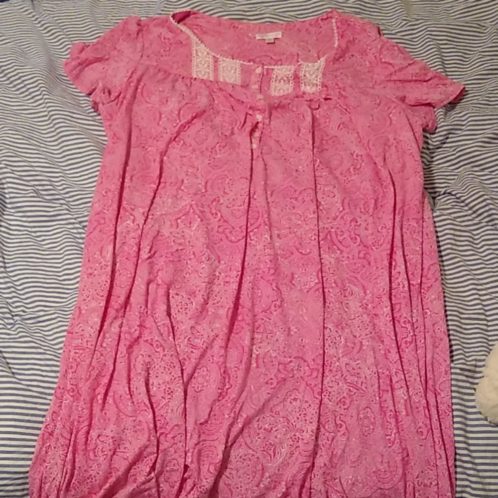 Night gown, pink